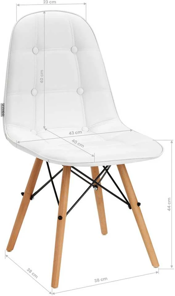 Activeshop Kėdė 4Rico QS-185 Scandi Baltas