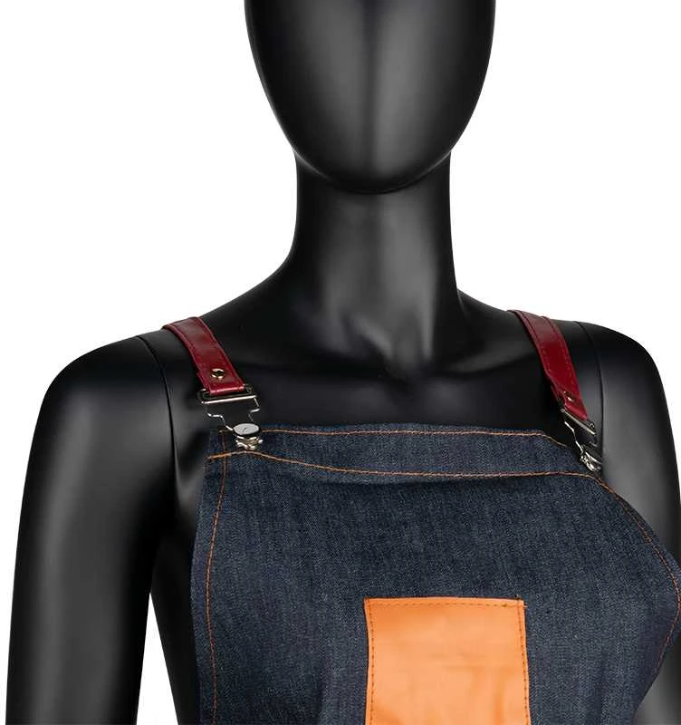 Activeshop Džinsinė kirpėjo prijuostė Barber BB-16