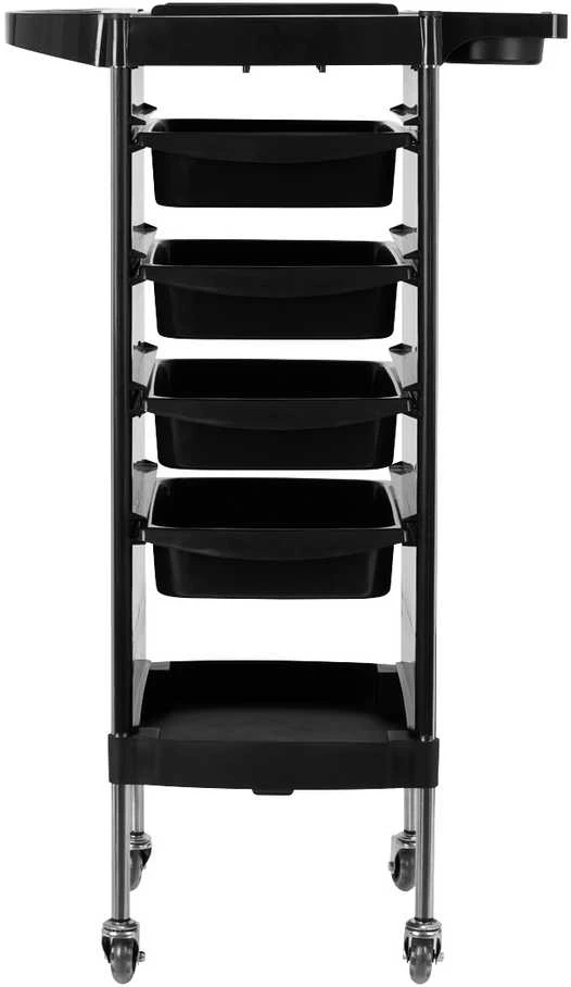 Activeshop Kirpėjo vežimėlis GABBIANO HAIRDRESSER HELPER MODEL 2 Juodas GRAPHIC