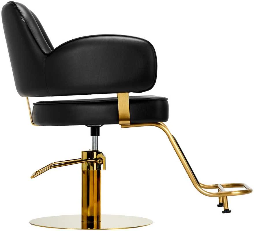 Activeshop Kirpyklos kėdė Gabbiano Professional Hairdressing Chair Linz Juodas Gold