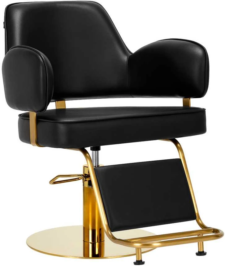 Activeshop Kirpyklos kėdė Gabbiano Professional Hairdressing Chair Linz Juodas Gold