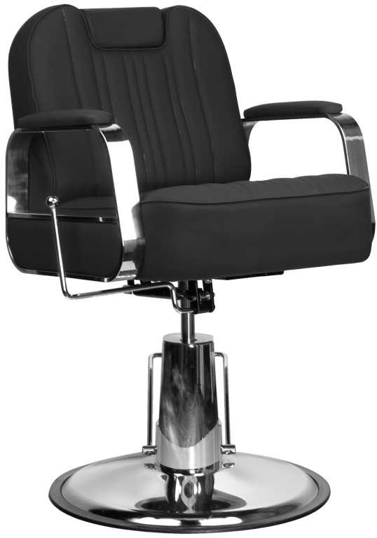 Activeshop Kirpyklos kėdė HAIRDRESSING CHAIR BARBER RUFO Juodas