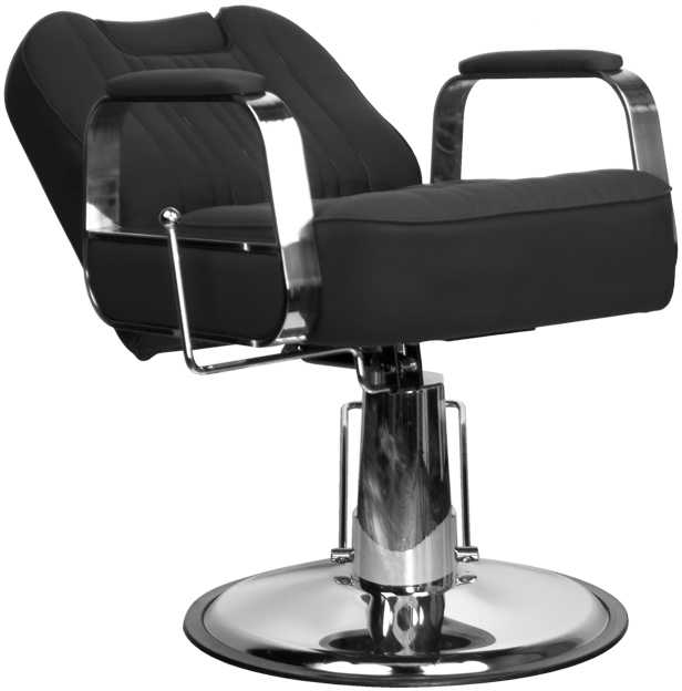 Activeshop Kirpyklos kėdė HAIRDRESSING CHAIR BARBER RUFO Juodas