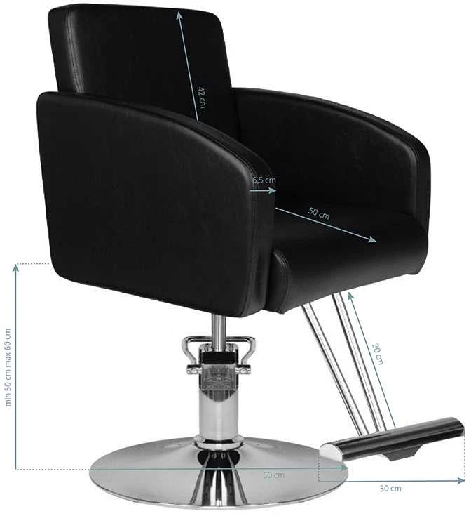 Activeshop Hair system kirpyklos kėdė HS40, juoda