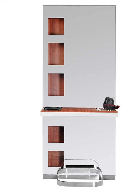Activeshop Kirpyklos konsolė su veidrodžiu Gabbiano B058 Cherry