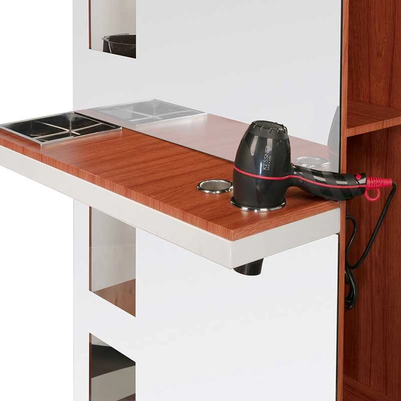 Activeshop Kirpyklos konsolė su veidrodžiu Gabbiano B058 Cherry