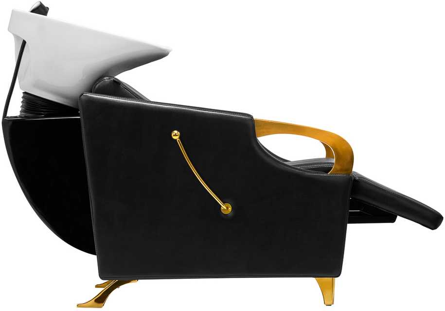 Activeshop Kirpyklos plautuvė Gabbiano C019G Gold Juodas