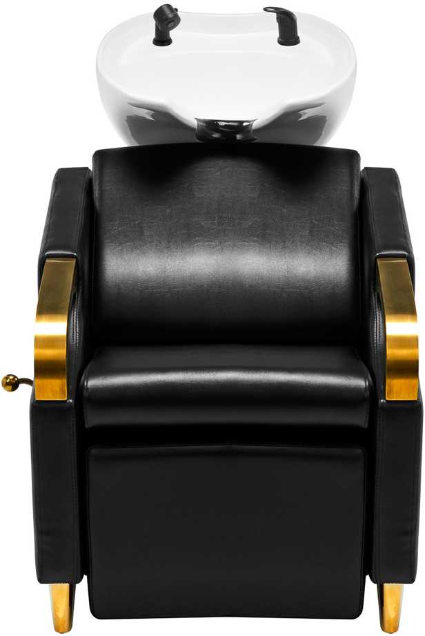 Activeshop Kirpyklos plautuvė Gabbiano C019G Gold Juodas