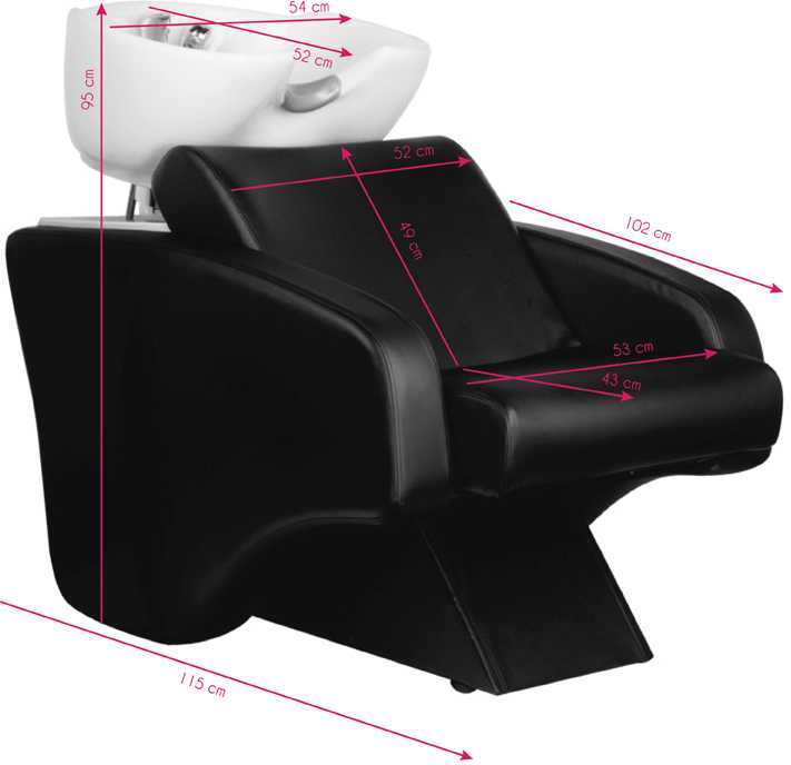Activeshop Profesionali kirpyklos praustuvė Hair System C38