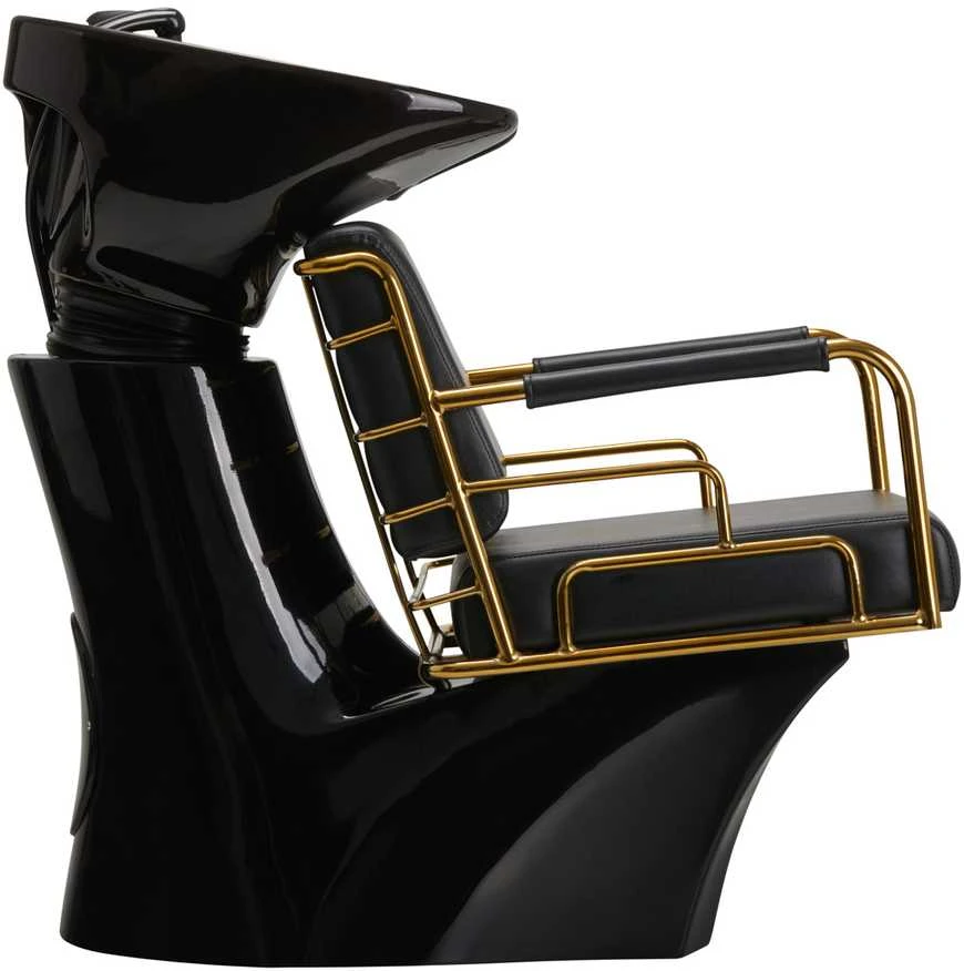 Activeshop Kirpyklos plautuvė GABBIANO PROFESSIONAL HAIRWASHER PRATO GOLD Juodas