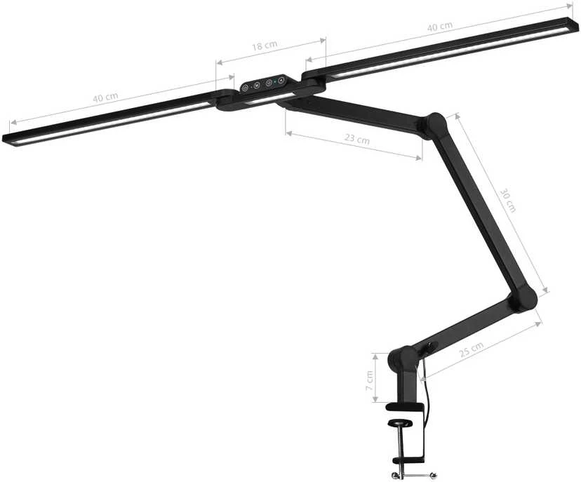 Activeshop Kosmetologinė LED lempa manikiūrui Glow L04 Juodas