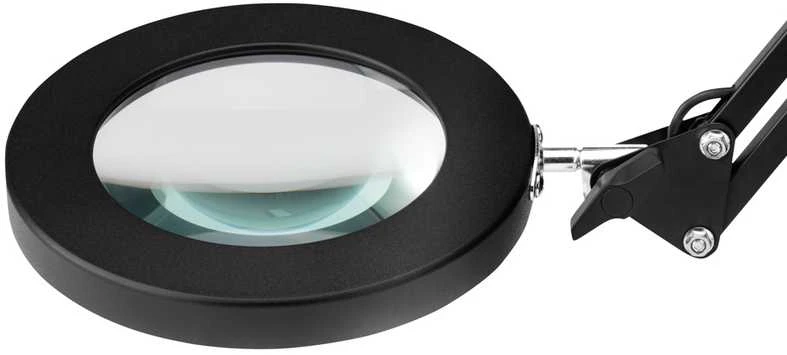 Activeshop LED stalinis šviestuvas su lupa Glow 308 juodas
