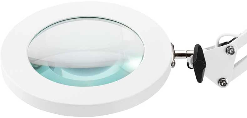 Activeshop LED stalinis šviestuvas su lupa Glow 308 baltas