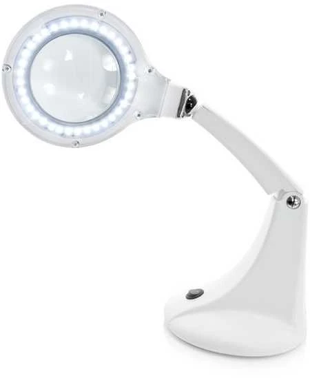 Activeshop Kosmetologinė stalinė LED lempa su lupa 4W