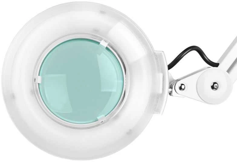 Kosmetologinė lempa su lupa ir stovu Activeshop S4 5D 22W, baltos spalvos