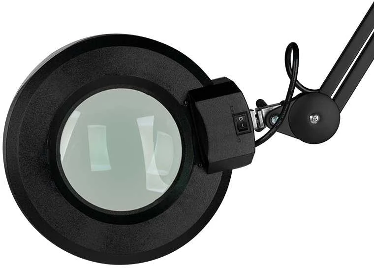 Activeshop Kosmetologinė lempa su lupa ir stovu S4 5D 22W Juodas