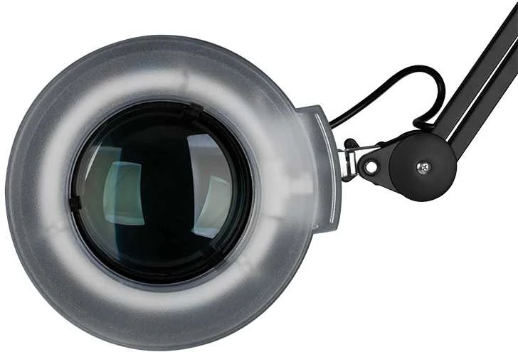 Activeshop Kosmetologinė LED lempa su lupa ir stovu 12W Juodas