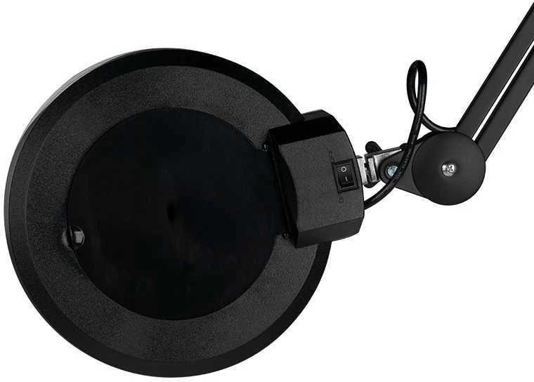 Activeshop Kosmetologinė LED lempa su lupa ir stovu 12W Juodas