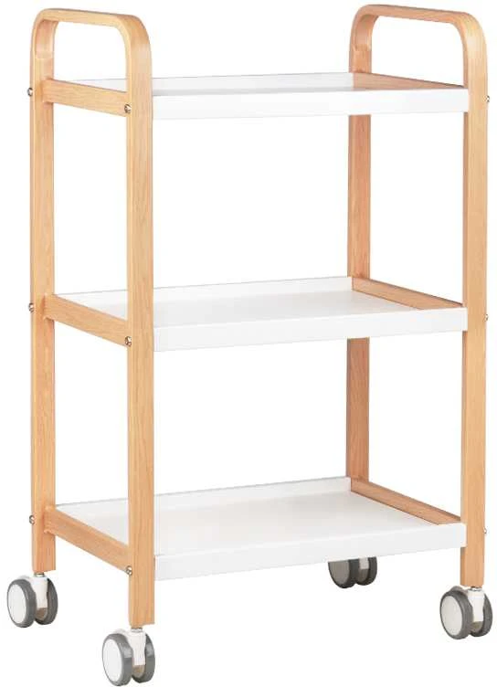 Activeshop Kosmetologinis vežimėlis BEAUTY WOOD