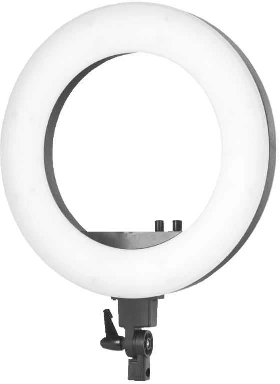 LED lempa makiažui su stovu RING LIGHT 18" 48W Juoda