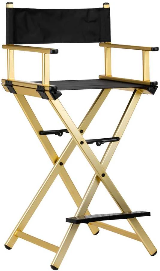 Activeshop Makiažo kėdė MAKE-UP CHAIR ALU GOLD