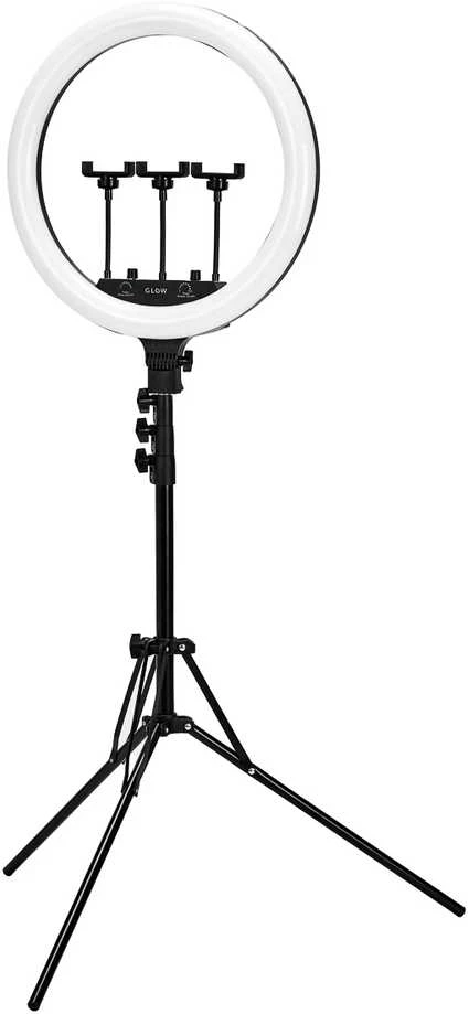 Activeshop Kosmetologinė LED lempa makiažui su stovu GLOW RING LIGHT 18" 45W