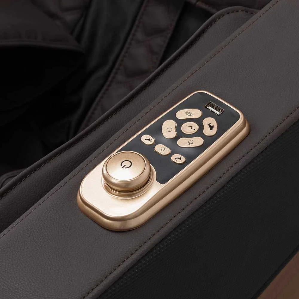 Activeshop Masažinis krėslas Sakura 306A Classic Wood Leather