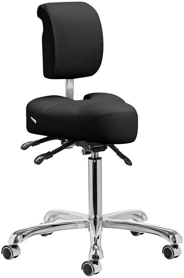 Activeshop Podologinė meistro kėdutė Giovanni 1005 Juodas