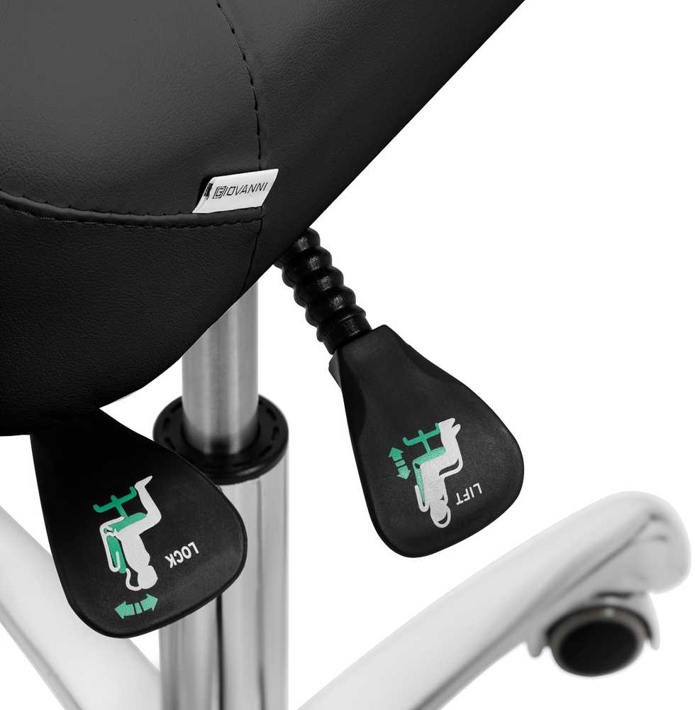 Activeshop Podologinė meistro kėdutė Giovanni 1005 Juodas