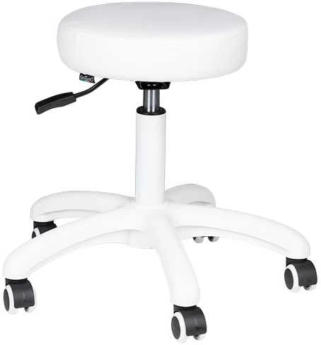 Activeshop Kosmetologinė meistro kėdutė BEAUTY STOOL ELEGANT Baltas