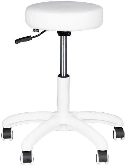 Activeshop Kosmetologinė meistro kėdutė BEAUTY STOOL ELEGANT Baltas