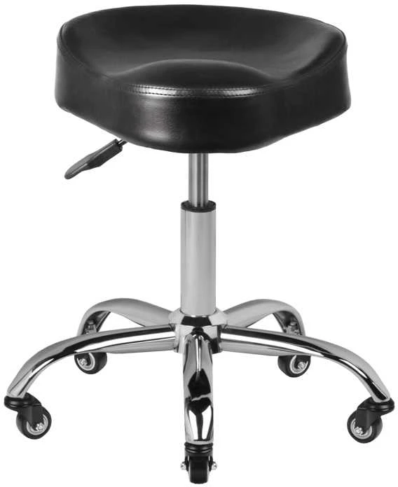 Activeshop Kosmetologinė meistro kėdutė GABBIANO HAIRDRESSER CHAIR Juodas