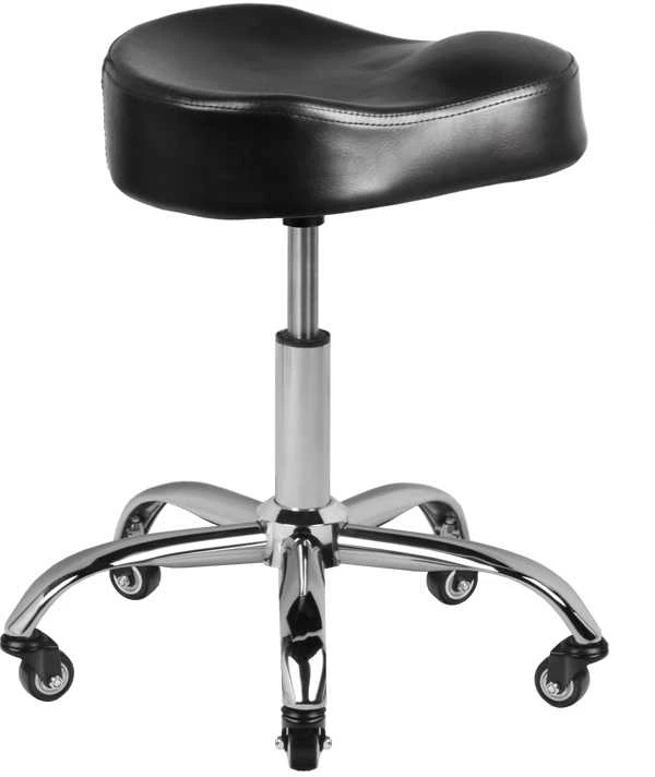 Activeshop Kosmetologinė meistro kėdutė GABBIANO HAIRDRESSER CHAIR Juodas