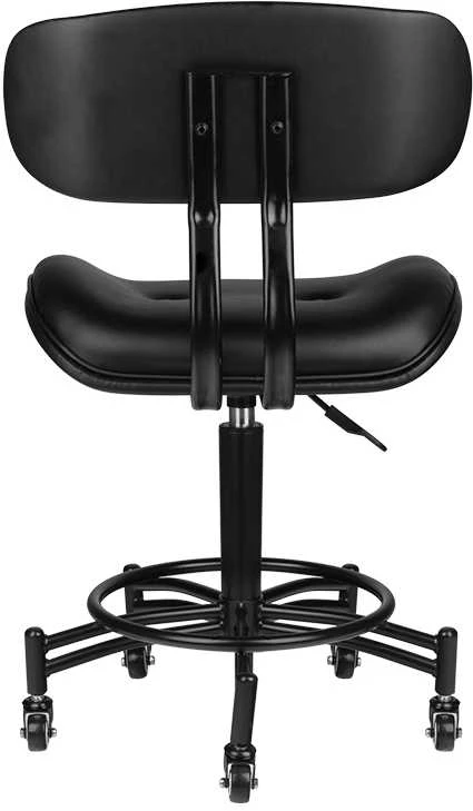 Activeshop Kosmetologinė meistro kėdutė GABBIANO HAIRDRESSER STOOL FLORENCE Juodas