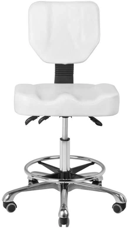 Activeshop Kosmetologinė meistro kėdutė BEAUTY STOOL COMFORT Baltas