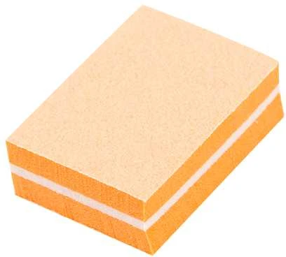 Manikiūro, pedikiūro priedas ActiveShop Mini Oranžinis Block, 50 vnt.