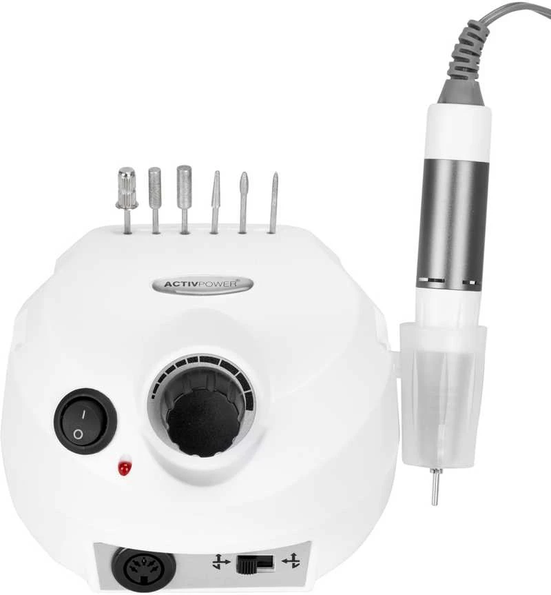 Activeshop Profesionali nagų freza Activ Power J202, 65W, baltos spalvos