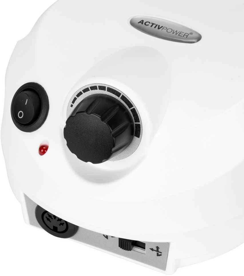 Activeshop Profesionali nagų freza Activ Power J202, 65W, baltos spalvos