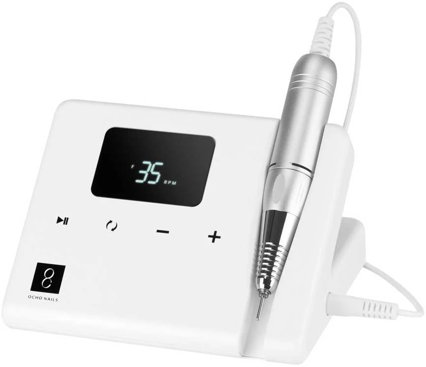 Activeshop Profesionali elektrinė nagų freza manikiūro darbams OCHO TECHNIC 65W, baltos spalvos