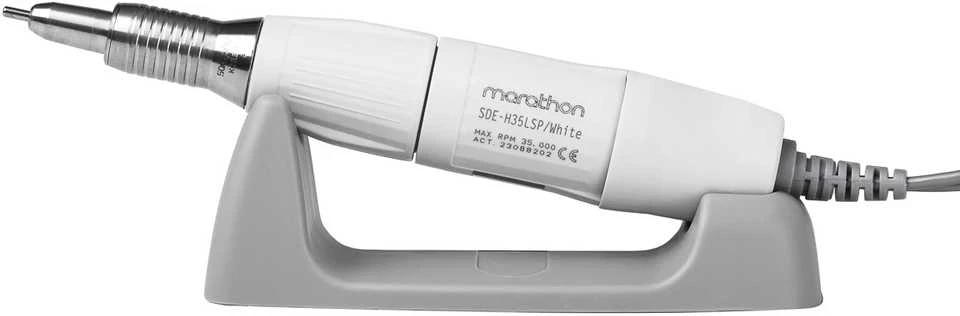 Activeshop Profesionali nagų freza Saeyang Marathon 3 Champion balta + antgalis H35LSP
