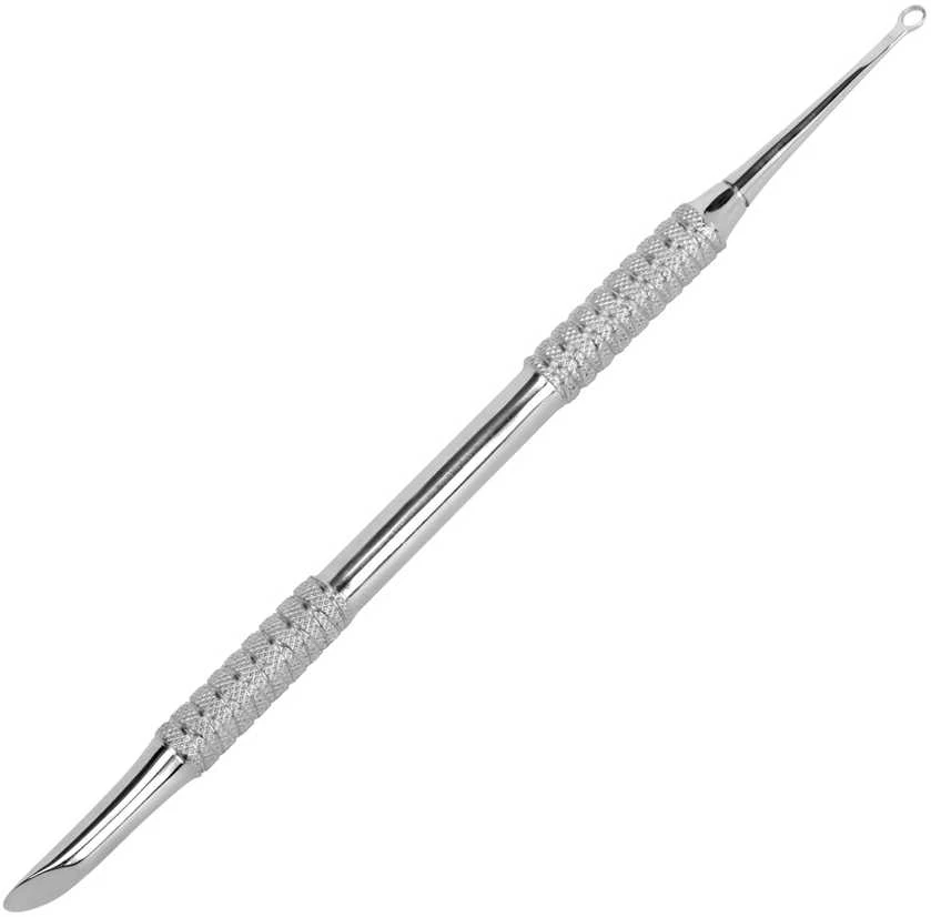 Activeshop Dvipusis manikiūro įrankis su kilpele, 14,3 cm