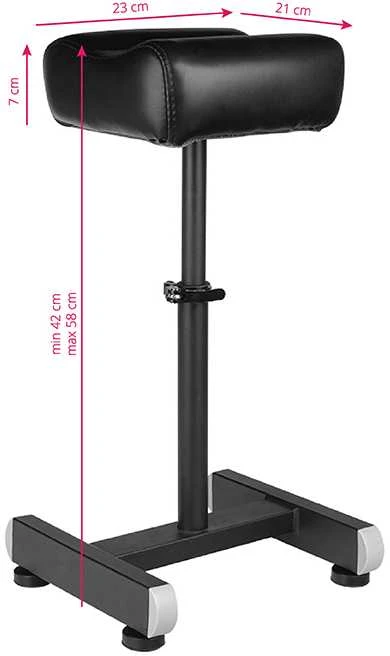 Activeshop Kojų atrama tatuiruotėms ir pedikiūrui PRO INK 711 Juodas