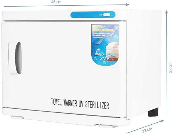 Activeshop Rankšluosčių šildytuvas su UV sterilizatoriumi 23L Baltas