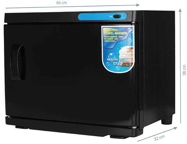 Activeshop Rankšluosčių šildytuvas su UV sterilizatoriumi 23L Juodas