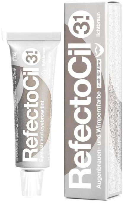 Antakių ir blakstienų dažai RefectoCil 15ml - Nr.3.1 Šviesiai rudi