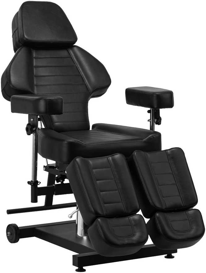 Fotelis Activeshop Tatuiruočių krėslas Pro Ink 601A Hydraulic Juodas