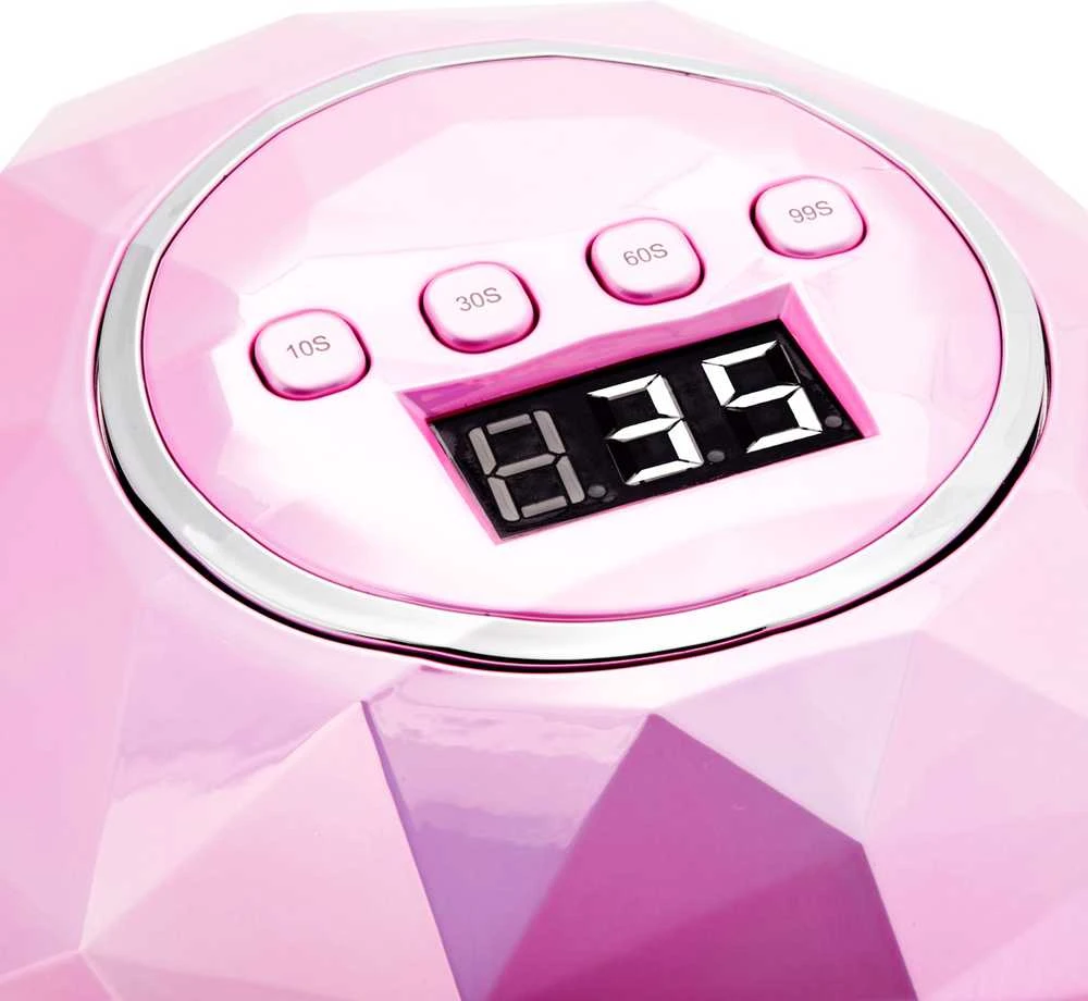 Activeshop Nagų lempa UV LED Shiny 86W Rožinė