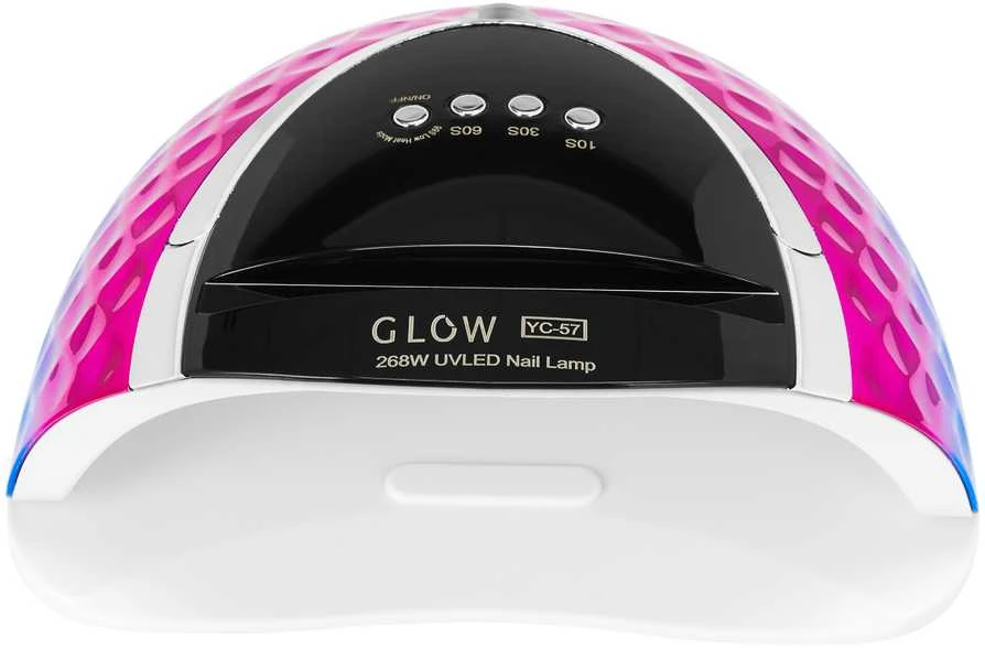 Activeshop Nagų lempa UV LED Glow YC57 268W Rožinė Mėlyna