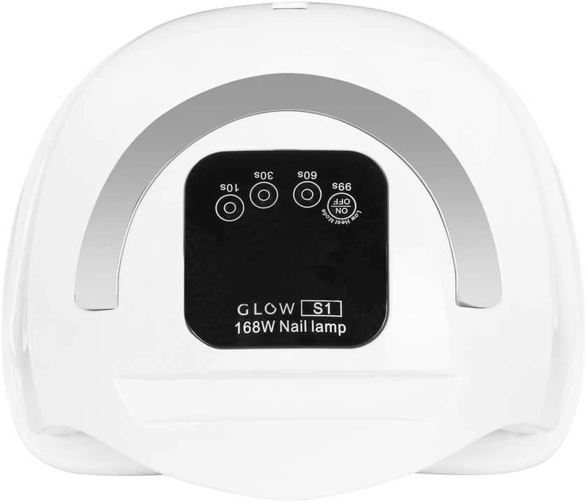 Activeshop Nagų lempa UV LED Glow S1 168W Baltas Sidabrinis