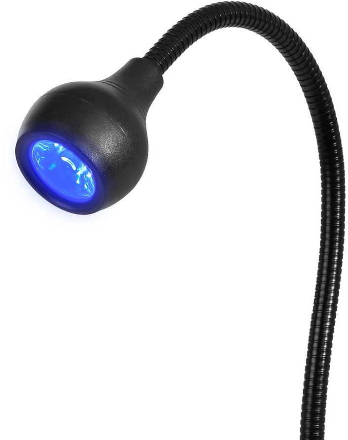 Activeshop Uv led lempa juoda, kabinasi prie stalo